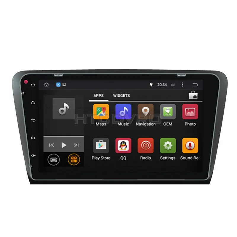 Автомобильный DVD плеер YMODVHT 10 1 дюйма Восьмиядерный 4 Гб + 32 ГБ Android 9 0 для Skoda Octavia 2013