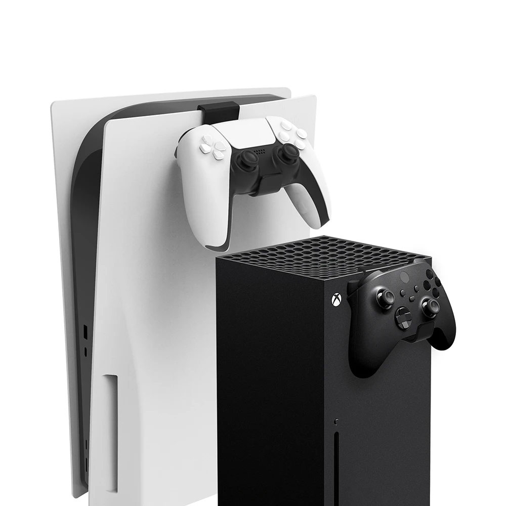 

2PCS PS5 Game Controller Holder Headphone Headset Holder Hanger for Playstation 5/Xbox Series X Wireless Gamepad