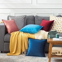 cushion cover velvet pillow cover decorative pillow case bedroom living room decoration housse de coussin 45x45 home decor