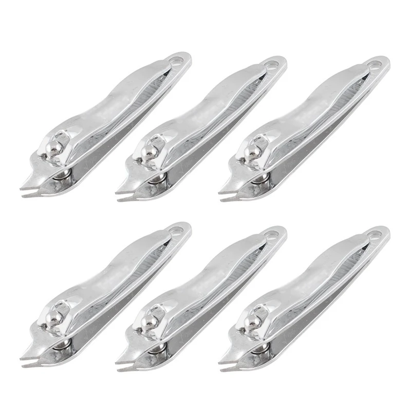 6 Pcs Slanted Tip Metal Pedicure Nail Clipper Cutter &amp 10 Sheets 3D Art Flowers Stickers Heart Star Tattoos | Красота и здоровье