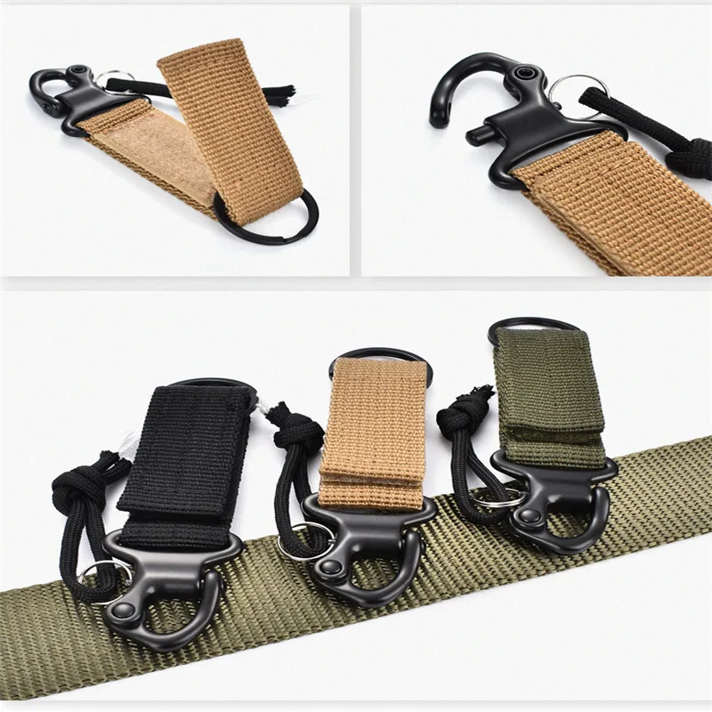5 шт. клюв кнопка лямки Пряжка Тактический Карабин ремень крюк брелок Открытый