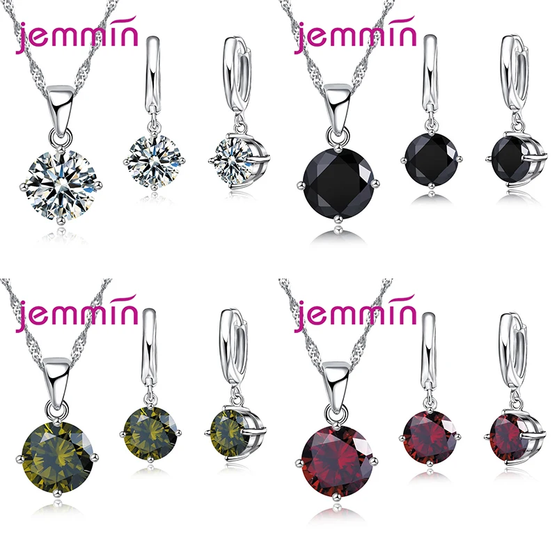 Комплект из колье и серёг серебра 925 пробы|Ювелирные наборы| |