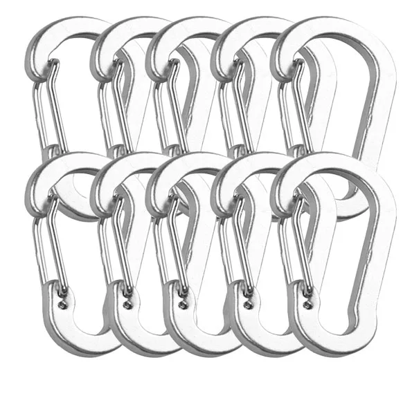 10 шт. Бум Рыбалка CC1 Алюминий сплав Карабин брелок для кемпинга на открытом