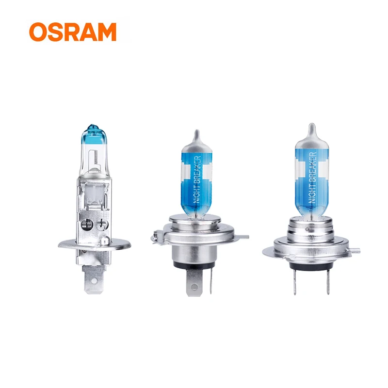 Лампа Ксеноновая OSRAM lampadine h7 H1 H4 12В 55 Вт Night breaker Лазерная фара белые Автомобильные