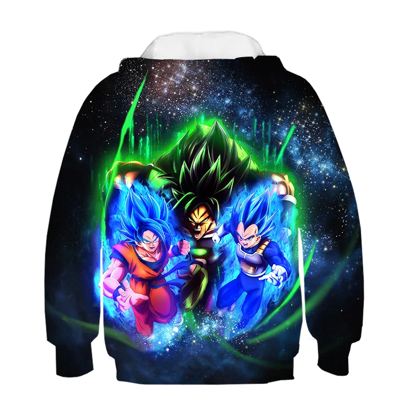 

2021g Dragon-Ball Boys and Girls 3D Printing Cool Hoodie Fashion Loose Long Sleeve Spring and Autumn Cool Pullover