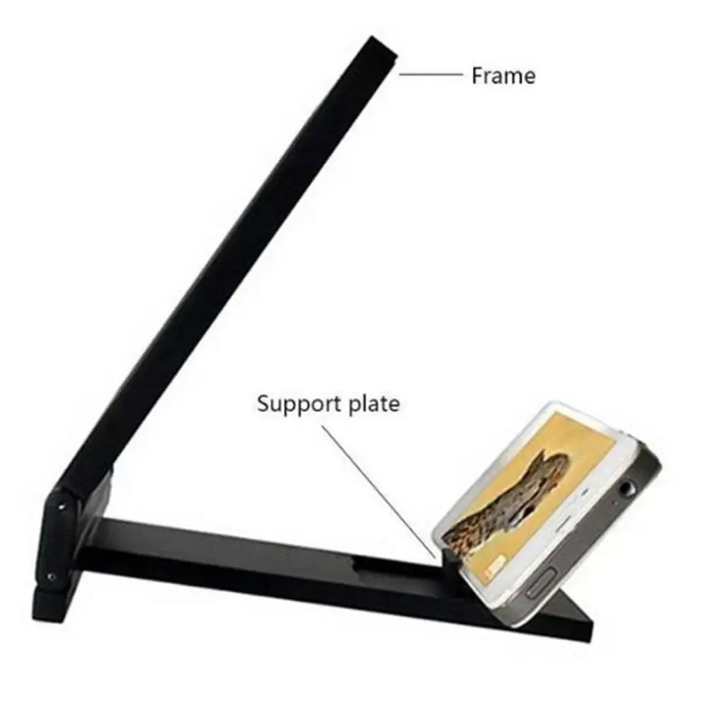 

Mobile Phone 3D Screen Magnifier Eye Protection Phone Video Screen Amplifier Expander Stand Holder