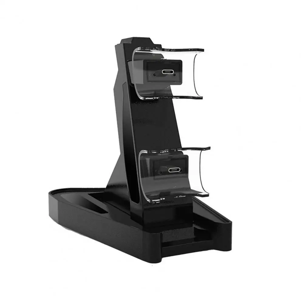 

Зарядное устройство для контроллера, экономия места, защита ИС, ABS Тип с, Двойная док-станция для быстрой зарядки для PS5 PlayStation 5