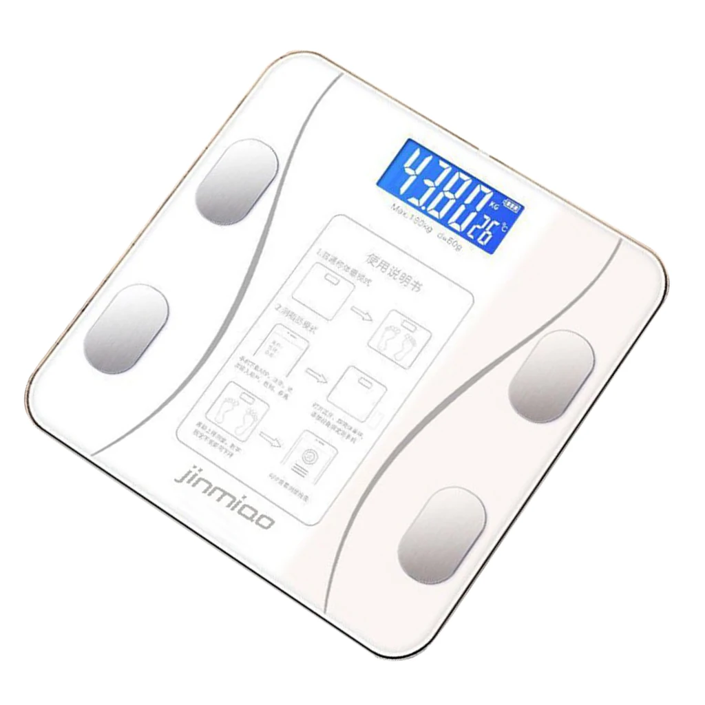 

Body Fat Scale Smart Wireless Digital Bathroom Weight Scale Body Composition Analyzer With Smartphone App Bluetooth