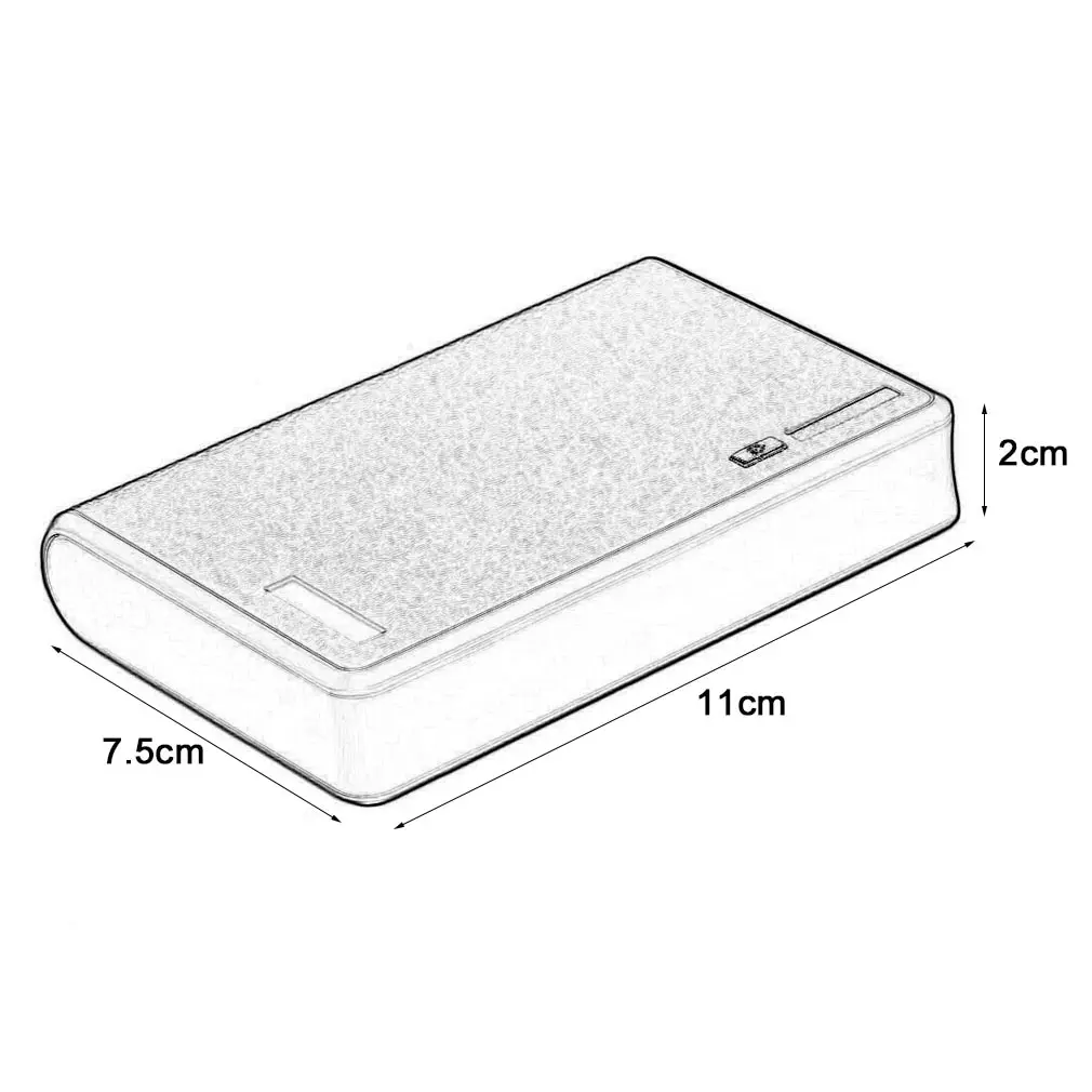 

Large Capacity 10400MAH Size 4*18650 Battery External Power Bank Mobile Phone Battery Charger Suitable For Iphone Cell phone