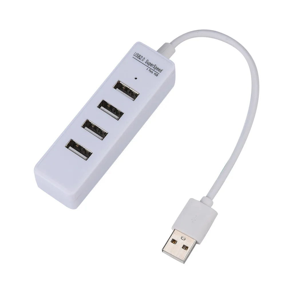 USB коммутатор тонкий Размеры дизайн USB2.0 высокое Скорость 4 Порты и разъёмы 480