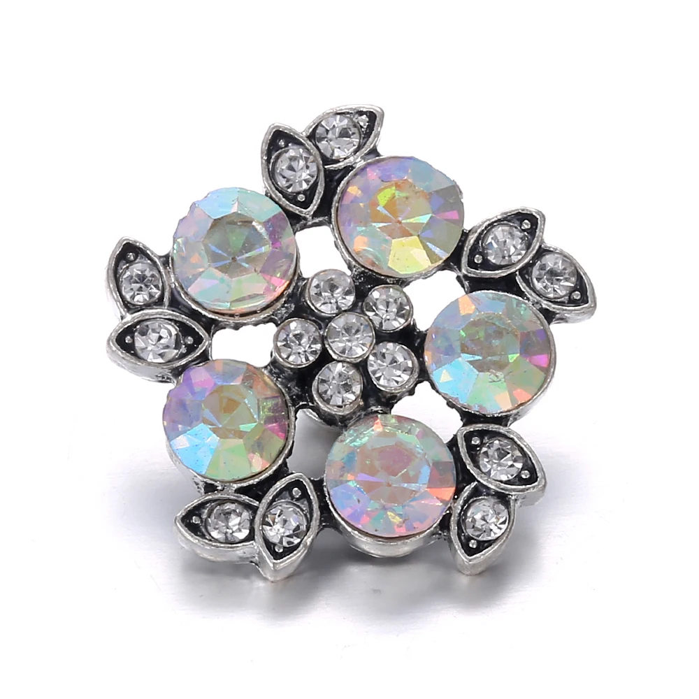 10 шт./лот 2019 Новая мода оснастки ювелирные изделия Стразы Цветок 18 мм