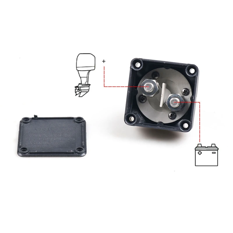

12V-60V Car Auto RV Marine Boat Battery Selector Isolator Disconnect Rotary Switch Cut