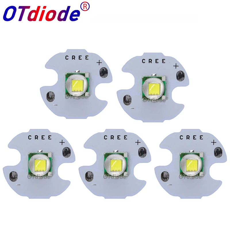 50 100 шт. CREE XML XM L T6 LED U2 10 Вт белый светодиод высокой мощности с 12 мм 14 16 20 PCB для
