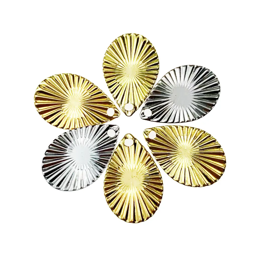 Шармы для волос металлические 14x20 мм 50 шт.