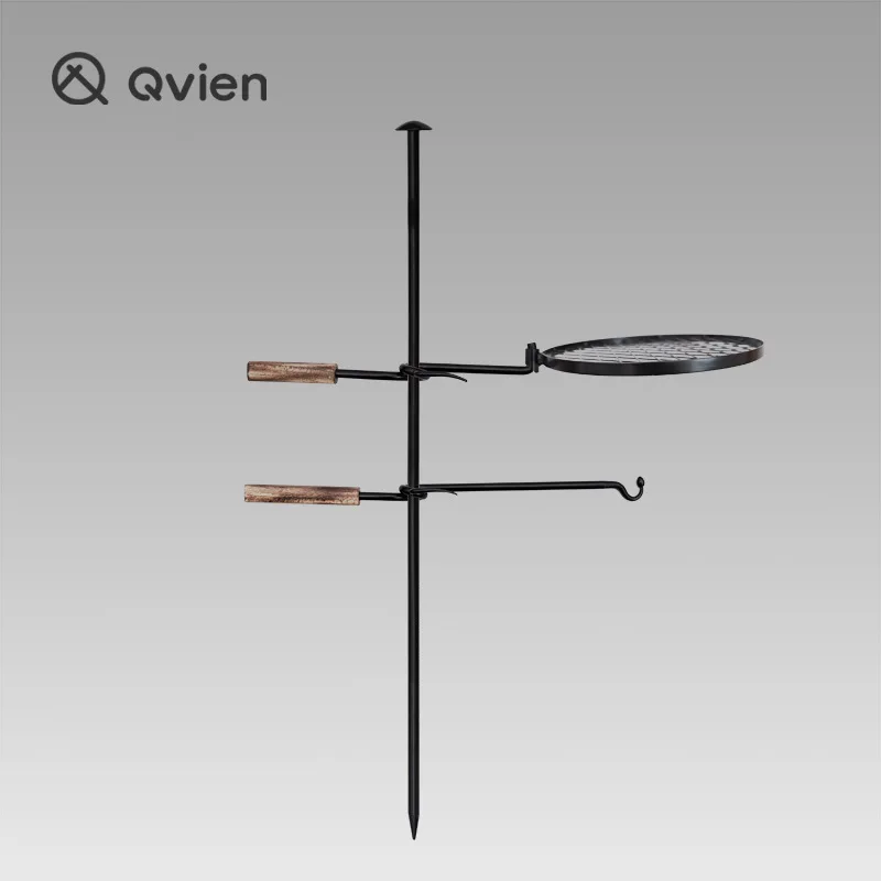 

Гриль для барбекю на открытом воздухе можно собирать, железный гриль, кастрюля из чугунной стали для кемпинга и пикника