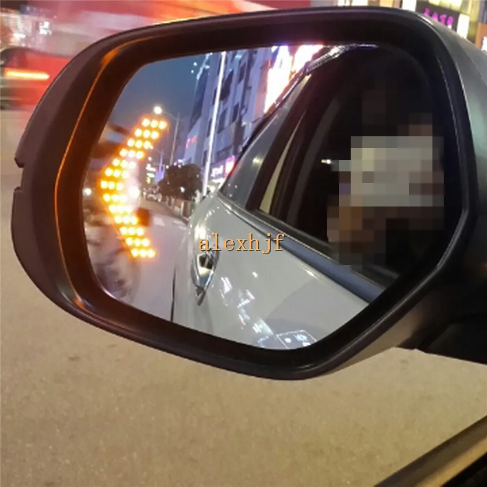 Чехол с зеркалом заднего вида Varthion для Toyota Highlander 14 18 большое поле антибликовое