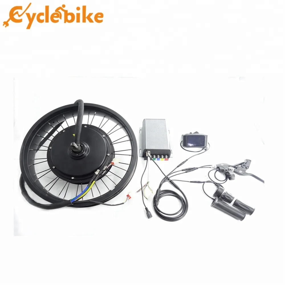 Preise 20*4,0 Zoll Fahrrad Fett 72v 5000w Elektrische Fahrrad Kit Hub Motor Kit Mit TFT Bunte Display