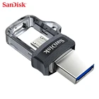Sandisk USB флэш-память Drive256G 128 Гб 64 Гб оперативной памяти, 32 Гб встроенной памяти, двойной OTG флеш-накопитель высокого Скорость памяти U диск Micro USB3.0 карты SDDD3 для телефона или ПК с ОС Windows