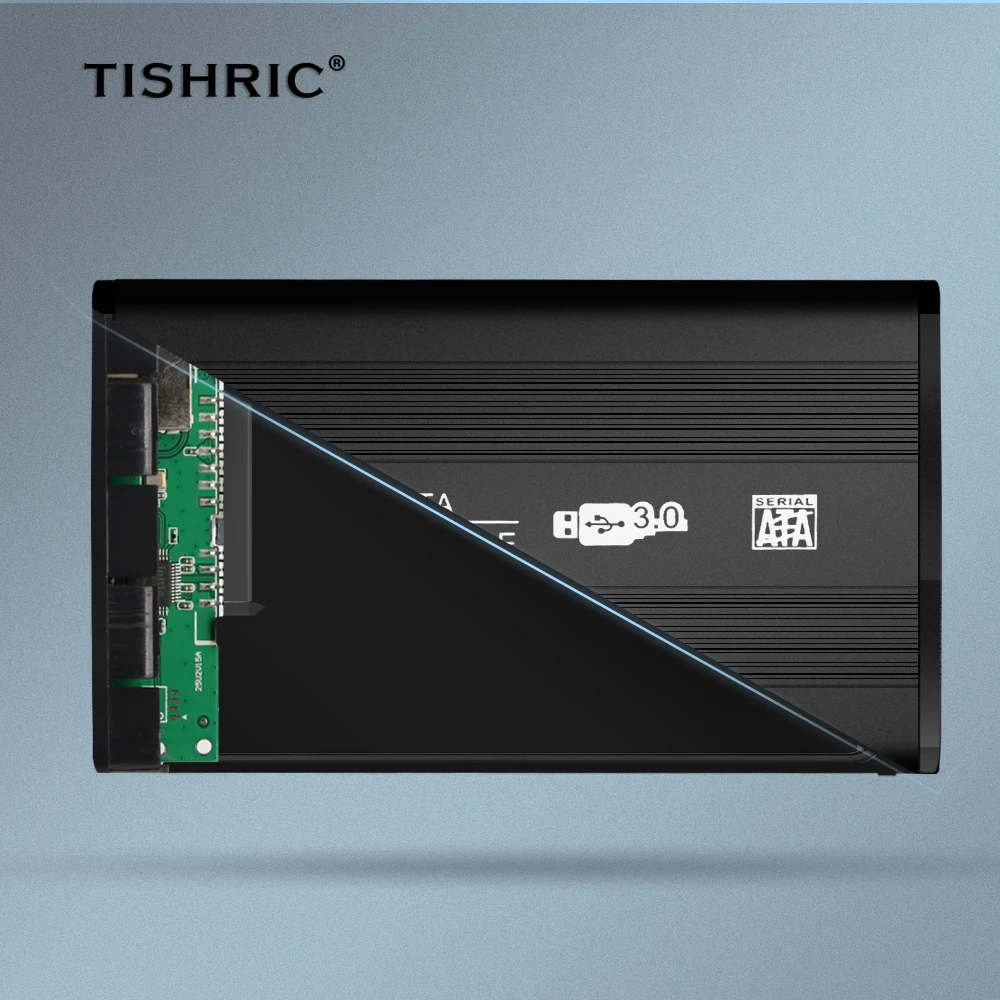TISHRIC Hdd чехол для жесткого диска с 2 5 Корпус Usb 3 0 Sata футляр внешнего коробка