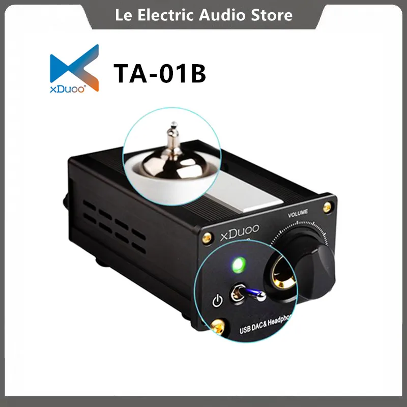 

XDUOO TA-01B 12AU7 Tubes Amplifier High Performance HIFI USB DAC Tube Headphone Amplifier