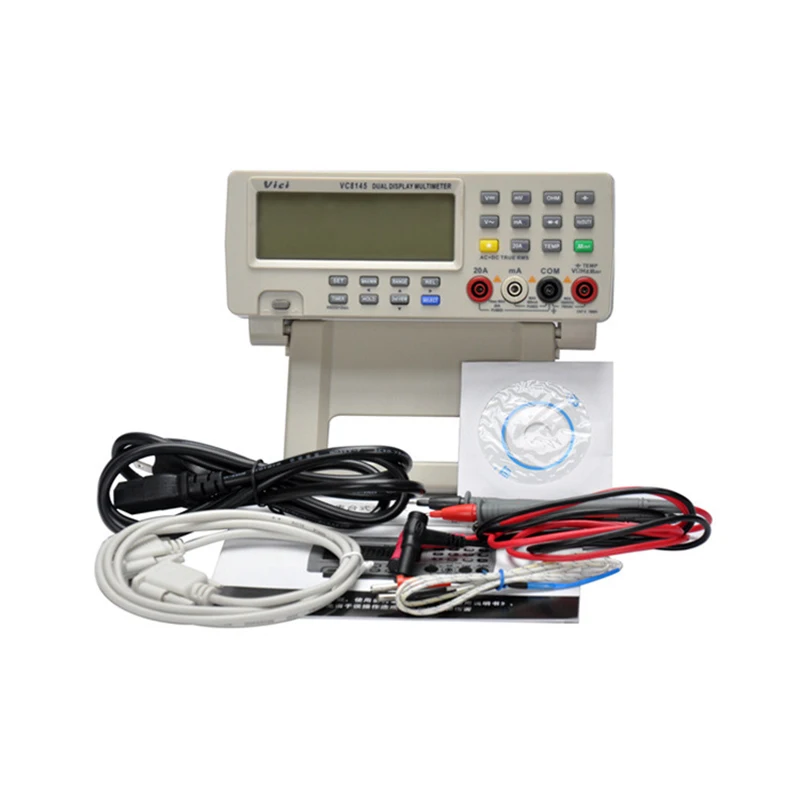 

New VC8145 Desktop Digital Multimeter High Accuracy Dual Display Multimeter Autoranging Digital Bench Top Multimeter 110V-220V
