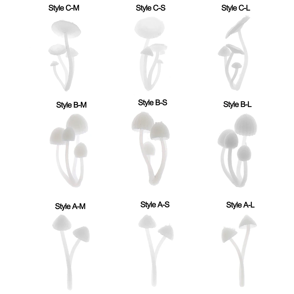 3 шт. мини модель с грибами DIY материалы для изготовления ювелирных изделий