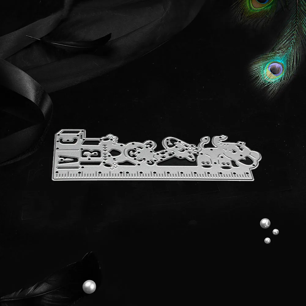 Новая серия животных металлическая прорезной трафарет для окраски Diy