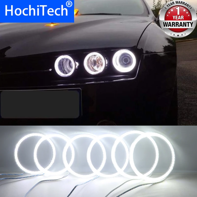 6 шт. супер яркий белый цвет 3528 SMD комплект светодиодов глаза ангела дневной