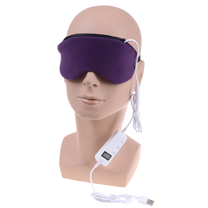 

Eye Care Hot Temperature Control Heat Steam Cotton Eye Mask Dry USB Hot Pads Eye Care Hot Pads