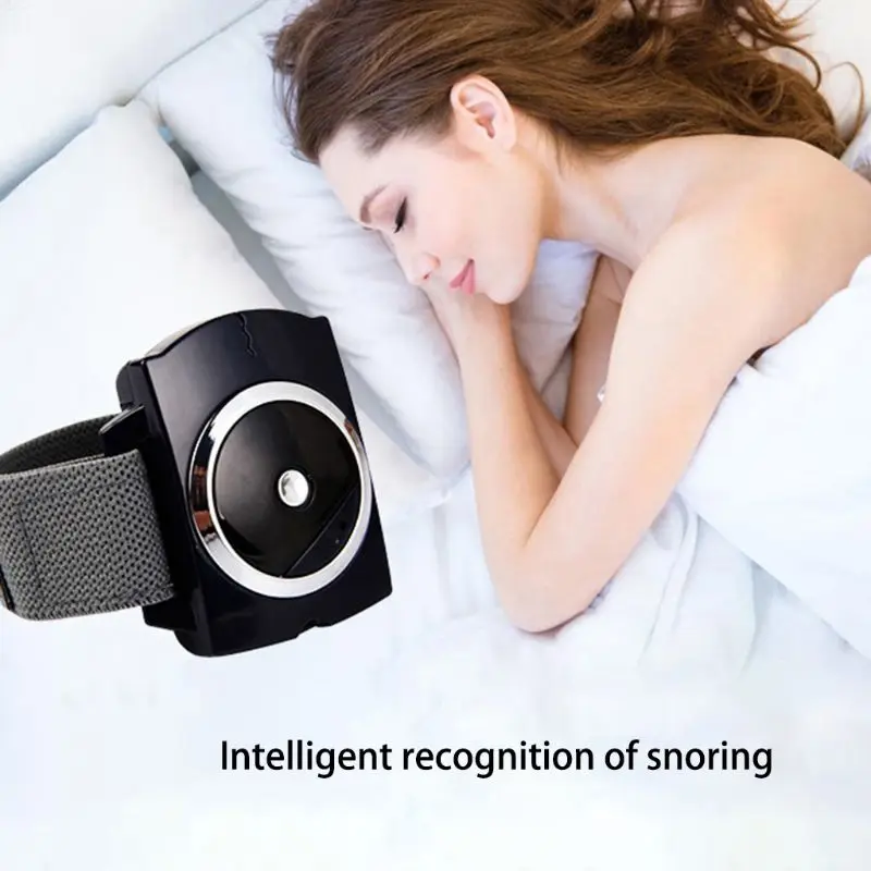 

Wristband Snore Stopper Intelligent Infrared Anti Snoring Wrist Watch Improve Sleeping Quality Reduce Snoring Intensity Portable