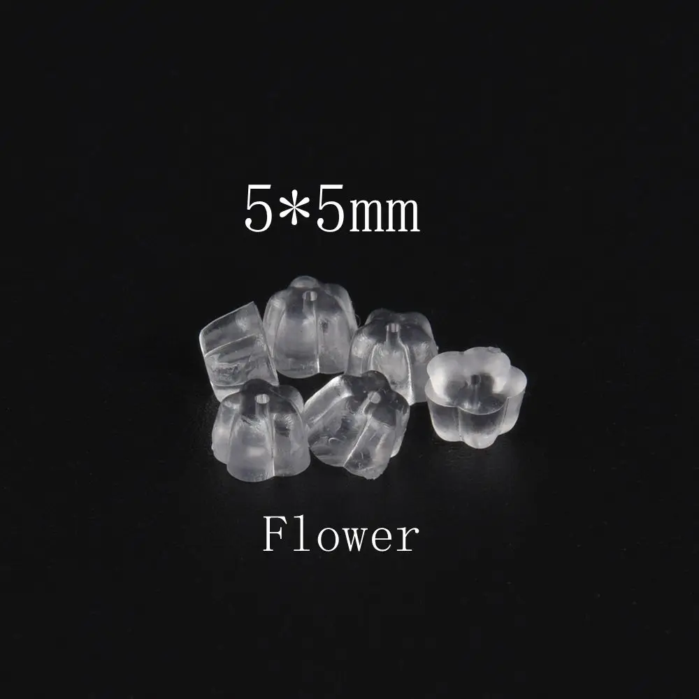 200 шт./лот аксессуары для силиконовых сережек колпачки ушей фурнитура