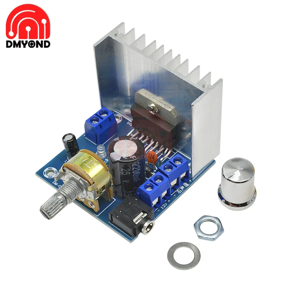 

TDA7297 DC 12 В цифровой аудио источник питания, стабильный усилитель звука, плата, двухканальный модуль 15 Вт A2.0 стерео модуль mplificador