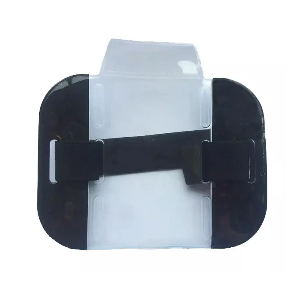 ПВХ прозрачный Id держатель для карт рукав повязка на руку практичный аварийный