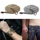 Боевой браслет для активного отдыха, ожерелье, защитный плеть, инструмент для защиты, тактические цепи на запястье, поясные цепи, уличные инструменты