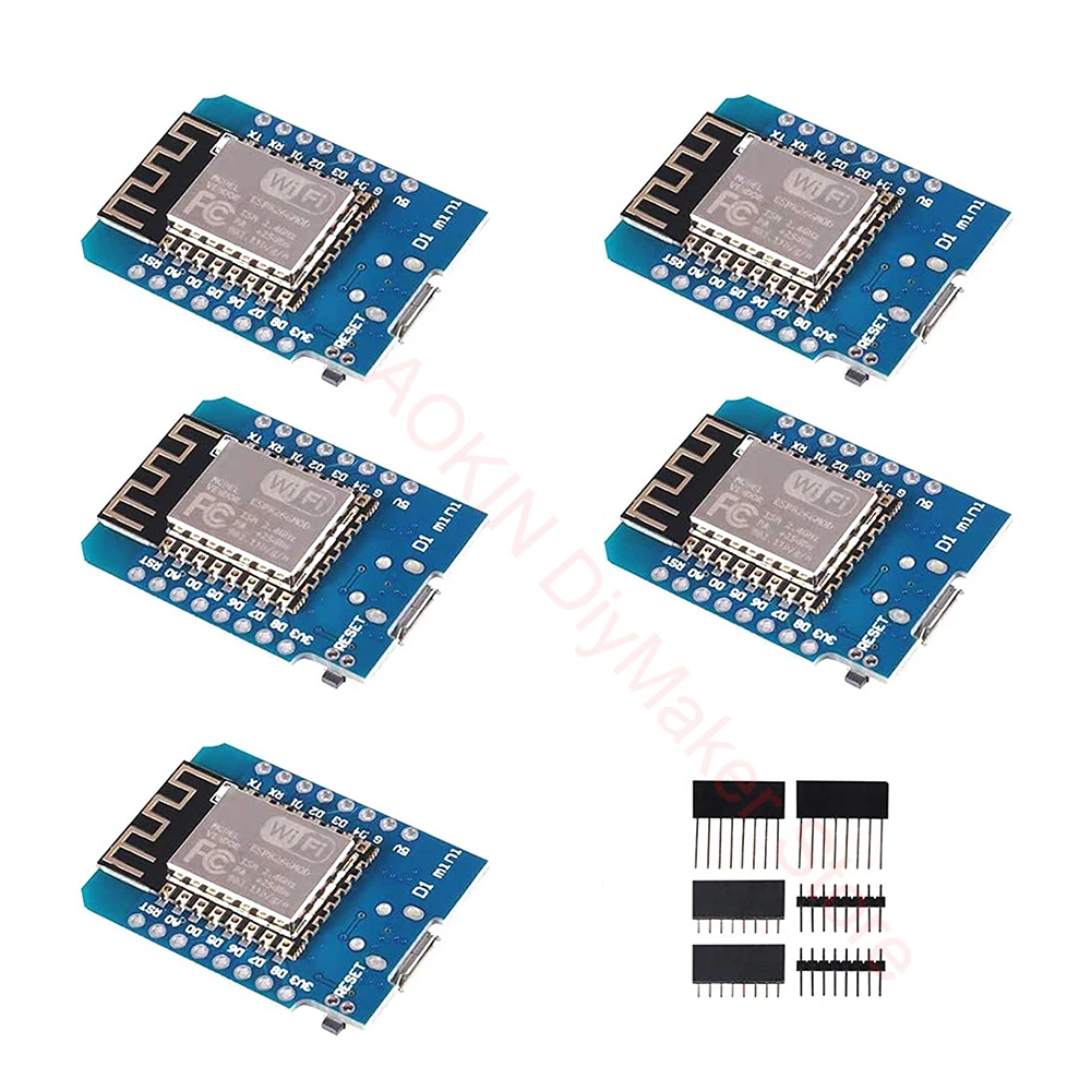 5 шт. ESP8266 ESP-12F NodeMcu Mini D1 Module WeMos Lua WiFi Интернет-макетная плата для Arduino совместимая с |