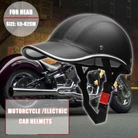 motorcycle half helmet baseball cap stylehalf face helmet electric bike scooter anti uv safety hard hat