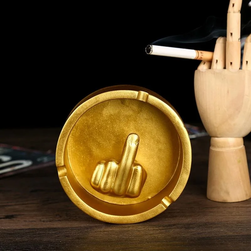 Индивидуальная пепельница для среднего пальца забавная креативная полимерная