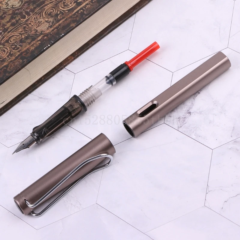 

Luxury Men's Fountain Pen Business Student Gift Nib 0.38mm Calligraphy Durable