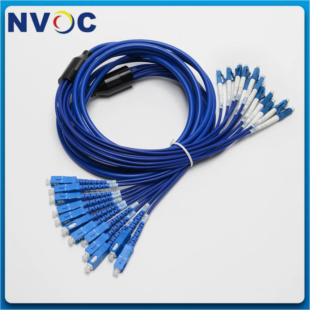 50/100/150 м 12C SM G652D 6 0 мм LC/UPC бронированного кабеля 12 ядер SC/FC/STUPC открытый DVI LC-LC