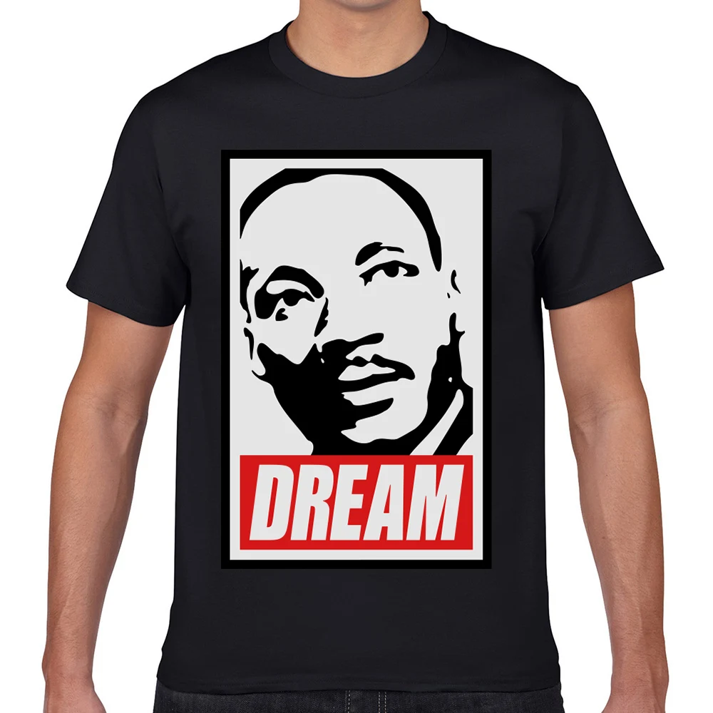 

Tops T Shirt Men x dream mlk super O-Neck Vintage Geek Custom Male Tshirt fa002