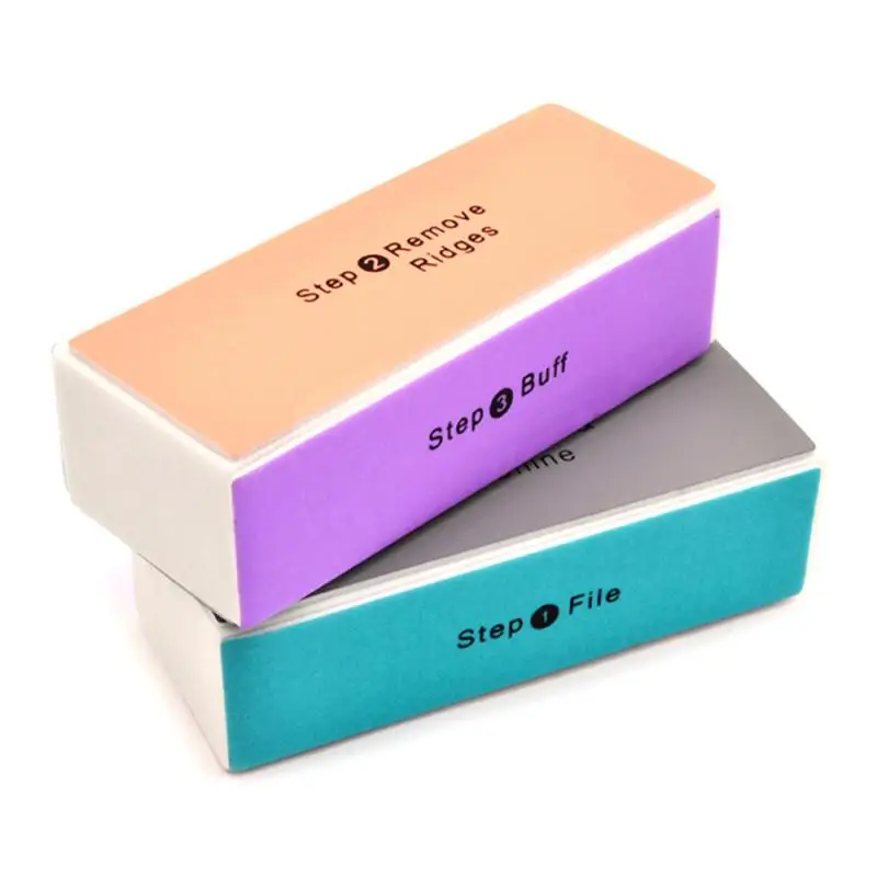 

1Pcs Nail Files 4 Sides Sponge Nail Buffer Block Sanding Tools for Nail Art Polishing With Nailfile Tools