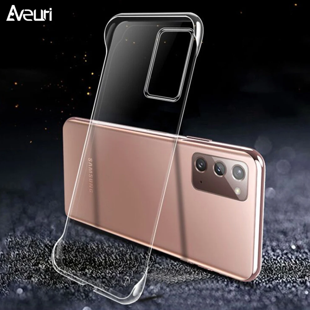 Прозрачный жесткий чехол из поликарбоната для телефона Samsung Galaxy S22 S20 FE S9 S10 S21 Plus Note