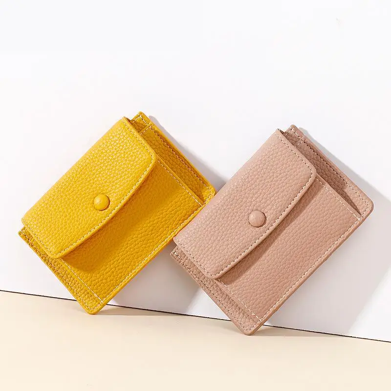 

Small Pu Leather Women Wallet Mini Female Coin Purse Brand Designer Girl Wallet Solid Casual Lady Coin Wallet Pocket Change Bag