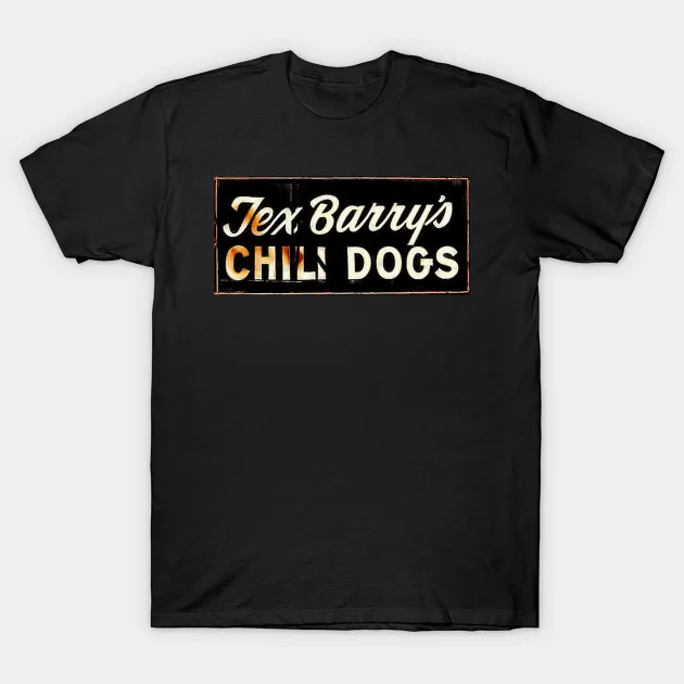 Мужская футболка Tex Barrys Chili Dogs Brockton MA Футболка женская мужская | одежда