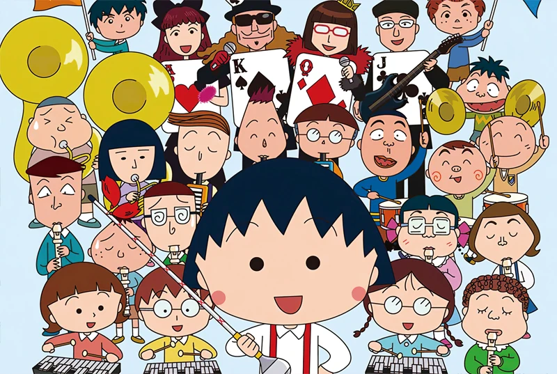 Chibi Маруко-тян пазл японское аниме головоломка 300 500 1000 штук рельефные