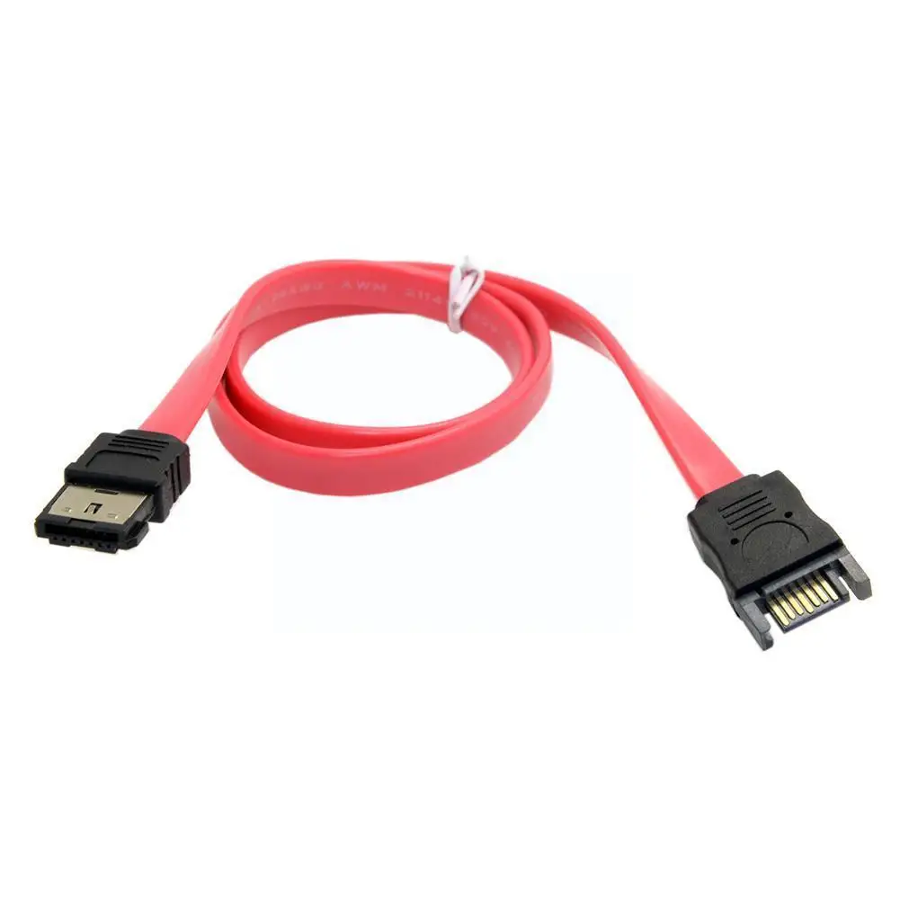 

For ESATA To SATA Cable Serial External SATA Cable 7 Male Pin Pin Shielded To Cable Adapter Convertidor Cable Female Adapto O8G4