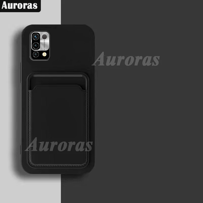 

Auroras For UMIDIGI Power 5S Case Luxury Wallet Card Slot Back Cover Soft Silicone Hybrid Protector For UMIDIGI Power 3 Case