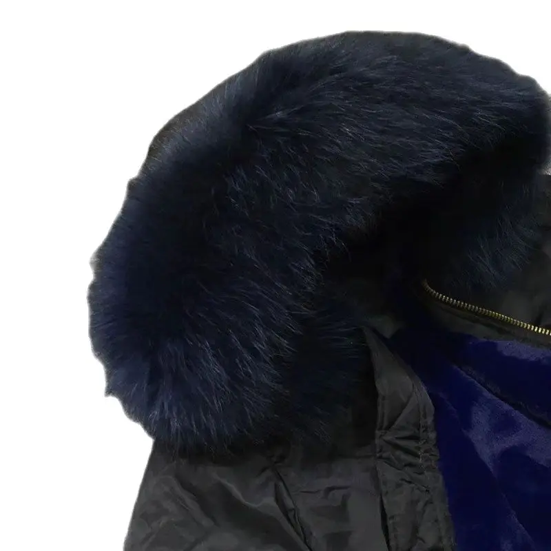 Deepblue меховая Водонепроницаемая тканевая летная куртка-бомбер Повседневная