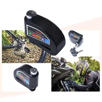 80 dropshippingbrake lock high decibel alarm wide application alloy anti theft scooter lock for motorcycle