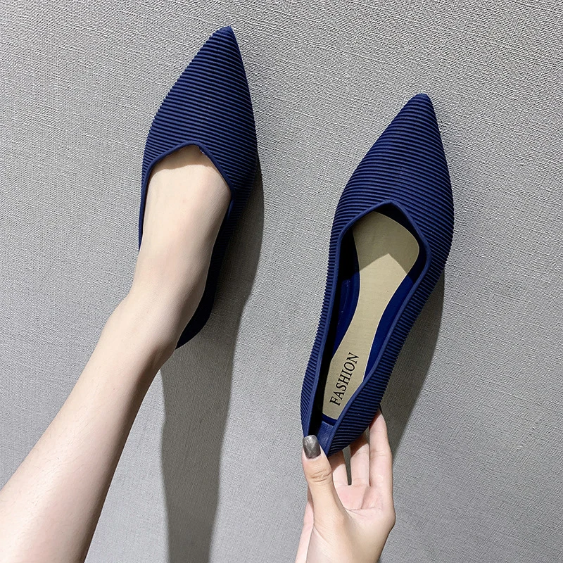 2020 Весенняя модная женская обувь на плоской подошве пластиковая повседневная